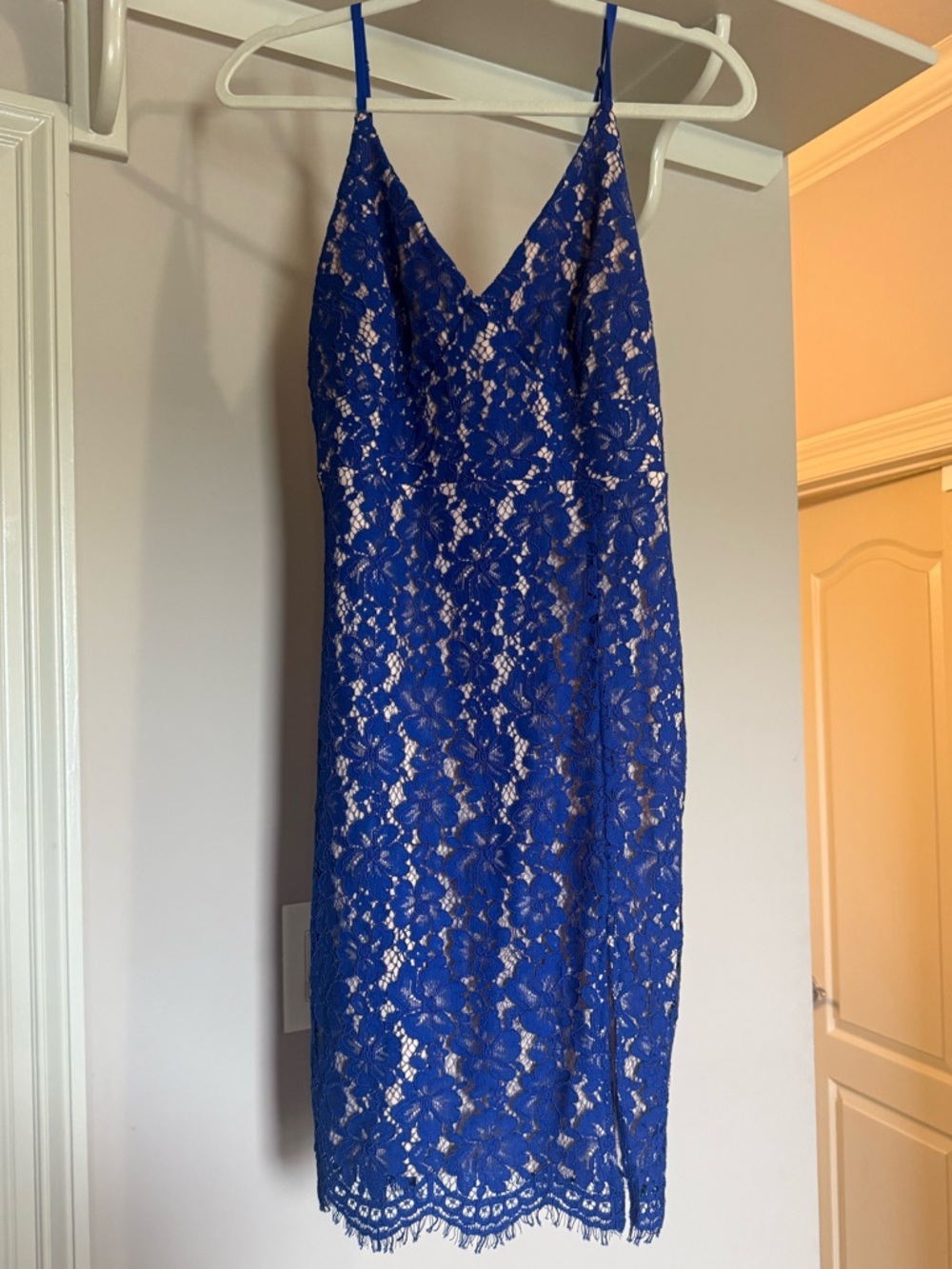 Lulus Blue Cocktail Dress- Medium (worn once)